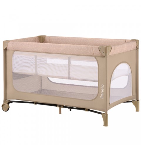 Lionelo Jasmin Easy Fold - łóżeczko turystyczne  | Beige Sand